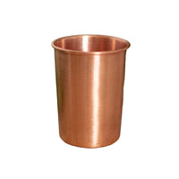 Vaso de Cobre Kopero Liso de 300 ml de cobre puro, foto de producto sobre fondo blanco