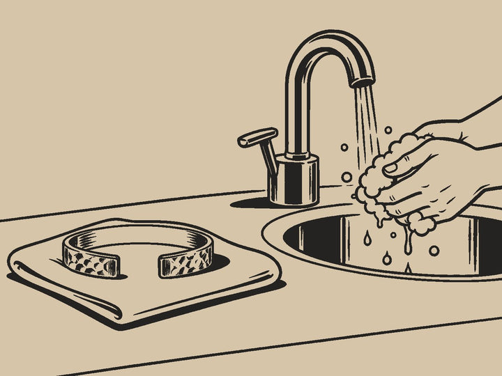 Quítatela con agua y jabón