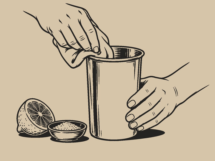 Limpia primero el vaso