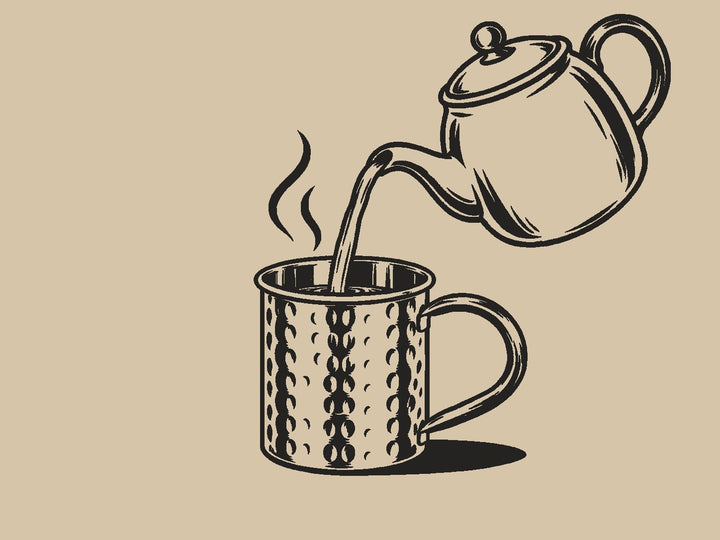 Llénala con agua, té o café
