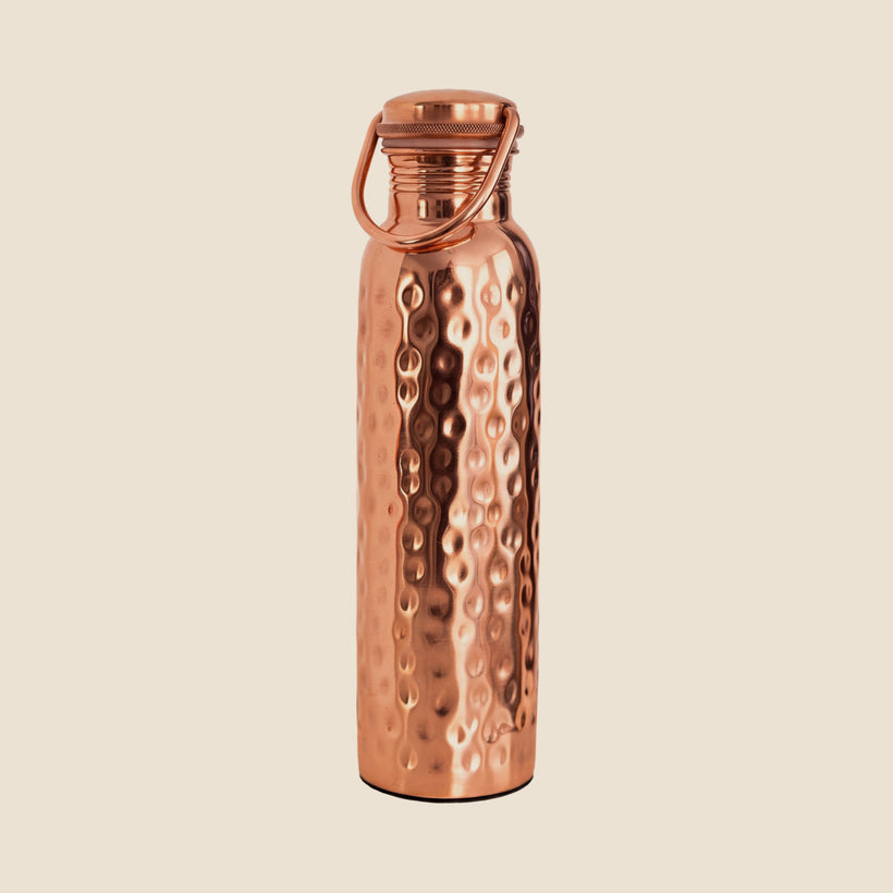 Botella de agua de cobre