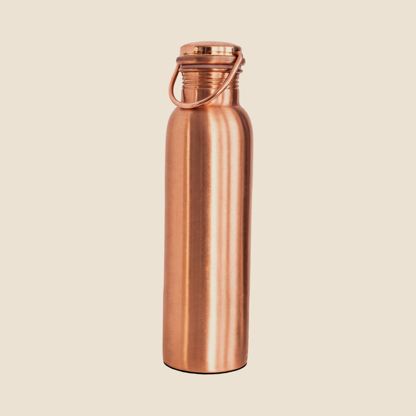 Botella de agua de cobre
