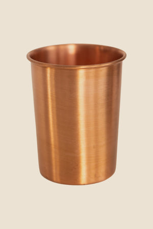 Vaso de cobre Kopero Liso, foto de producto sobre fondo blanco