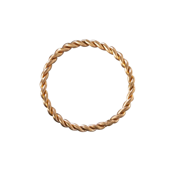 Anillo Tensor de Cobre Kopero de 4 cm, anillo curvado de cobre puro, foto de producto sobre fondo blanco